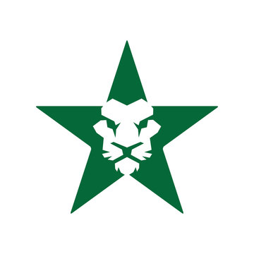 Lion Star Logo template