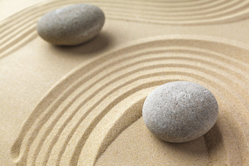 Fototapeta na wymiar zen garden meditation stone background