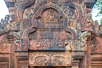 Steincarvings in Bantei Srei