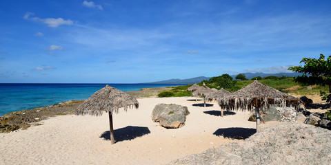 Small cosy Ancon beach being in the vicinity of the Trinidad city on Cuba