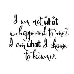 Motivational handwritten quote about life