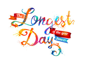 The Longest day. June 21 holiday