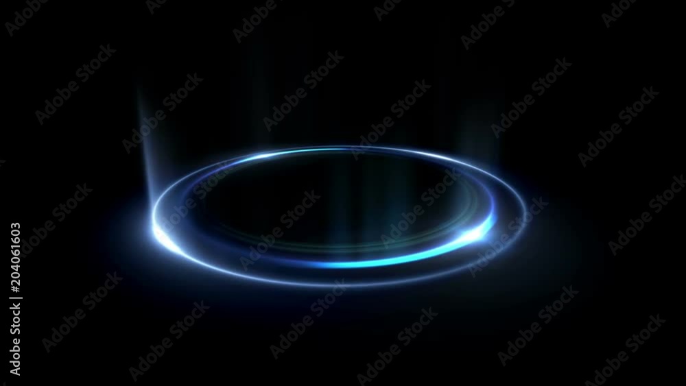 Wall mural empty podium. disco club. rays view. show magic party. calm motion. glint check scene. bright space.