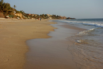 Paradise beach in Toubab Dialao, Senegal