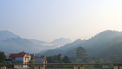 north vietnam mountain landscape