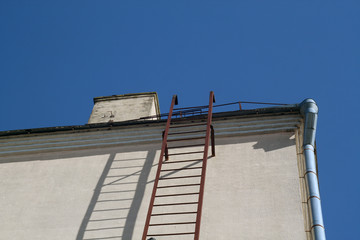 Old emergency fire escape.