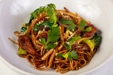 Egg noodle with sauce