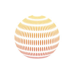 Fototapeta premium Logo design. Round shape. Vector illustration.