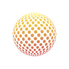 Logo design. Round shape. Vector illustration.