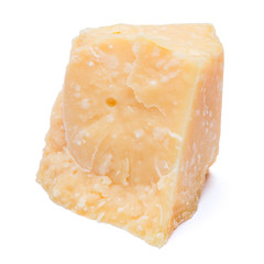 piece of parmesan or parmigiano cheese