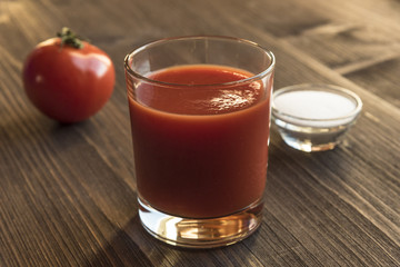 Tomato juice in a glass
