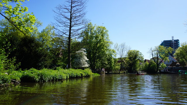 Fluss, Gew&auml;sser in Hamburg - die Bille