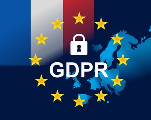 EU and France flag - General Data Protection Regulation