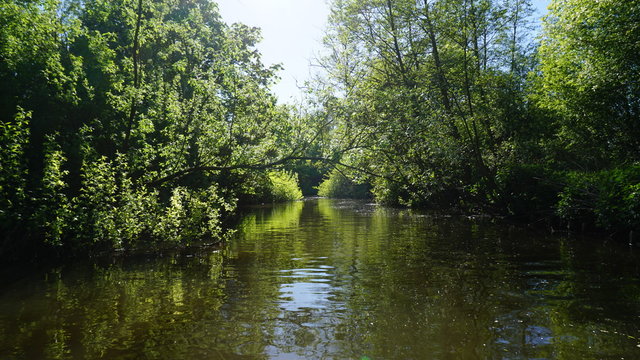Fluss, Gew&auml;sser in Hamburg - die Bille
