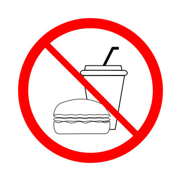 No food and drink sign