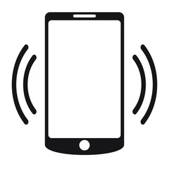 Smartphone call vector icon