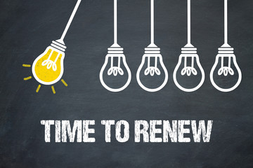 Time to renew