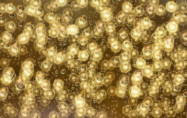 brown abstract background from small drops