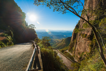 "Serra do Corvo Branco", south of the state of Santa Catarina Brazil. Chain of mountains with altitudes between 1400 to 1900 meters.