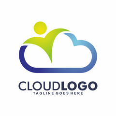Cloud Logo Vector Element Symbol