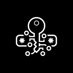 Crypto Protection Icon.