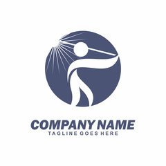 Golf Sport Logo Vector Element Symbol