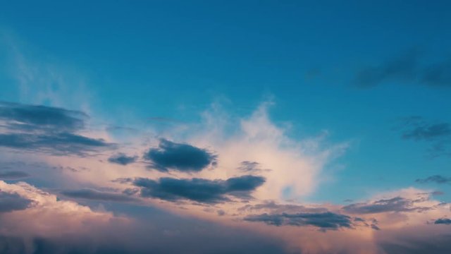 timelapses storm clouds blue