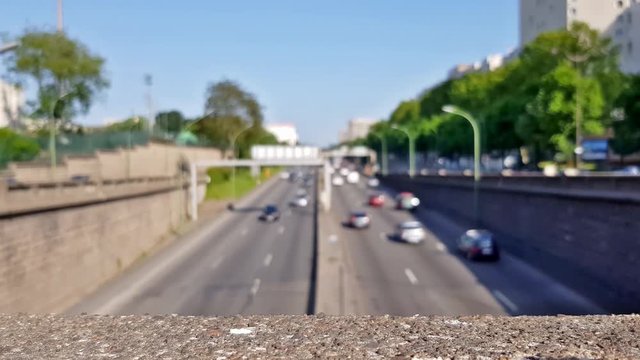 Circulation sur le p&eacute;riph&eacute;rique parisien