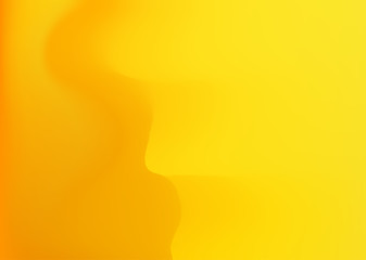 Soft and smooth lines minimalist concept yellow background.
