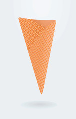 Ice cream cone. vector illustration