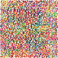 Vector polko dots, color mix background.