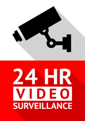 Video surveillance sticker