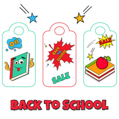 Collection of funny tags Back to school