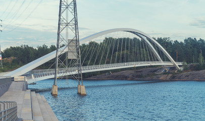 Bridge Isoisansiltta in Helsinki, Finland