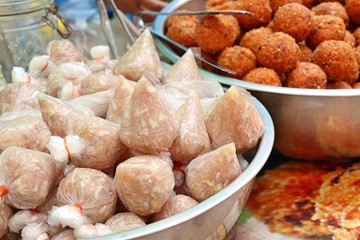 Fermented pork spicy salad