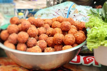 Fermented pork spicy salad
