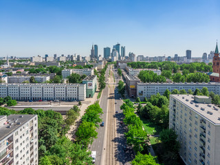 Warszawa z lotu ptaka © Aleksander