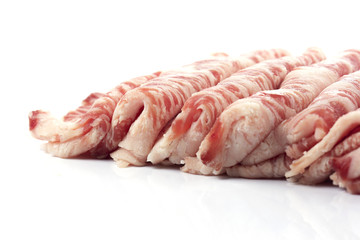 Closed up Slice of Wagyu beef