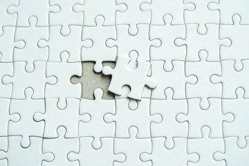 white jigsaw puzzle last missing