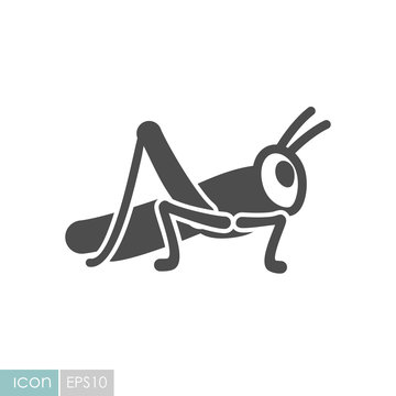 Grasshopper Locust Icon