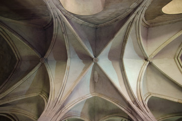 Gothique ceiling in a medieval church