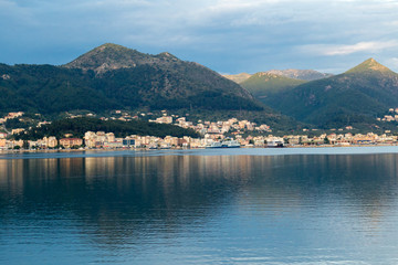 Obraz premium igoumenitsa city and harbor greece