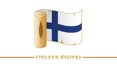 finland flag and finland history