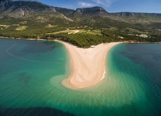 Foto auf Acrylglas Strand Golden Horn, Brac, Kroatien Goldenes Kap Brac, Kroatien, Zlatni rat