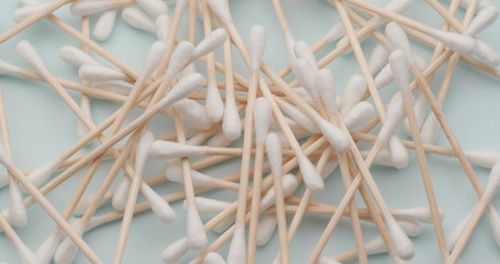 Heap of Cotton swab