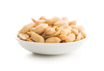 Salty roasted peanuts.