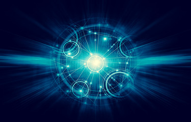 Best Internet Concept of global business.Technological backgroun