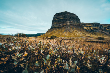 Bergmassiv auf Island