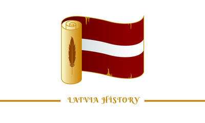 latvia flag and latvia history