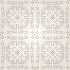 Seamless abstract beige pattern with gradient. Vector illustration